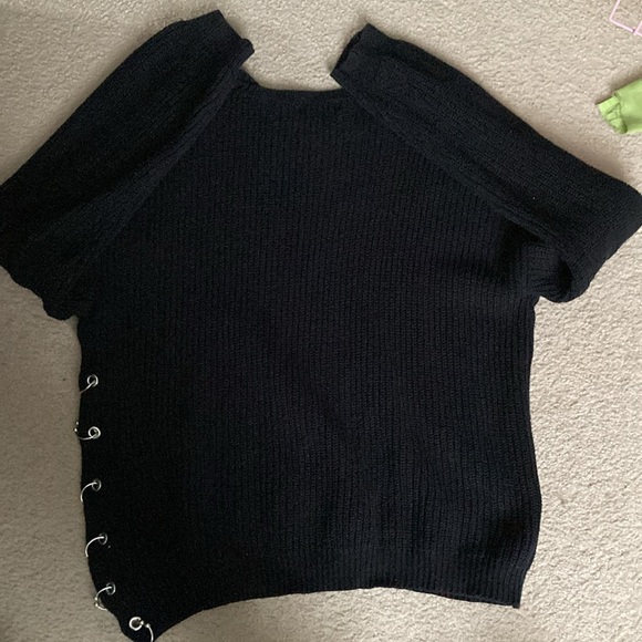 F21 black chunky Sweater - Picture 7 of 7